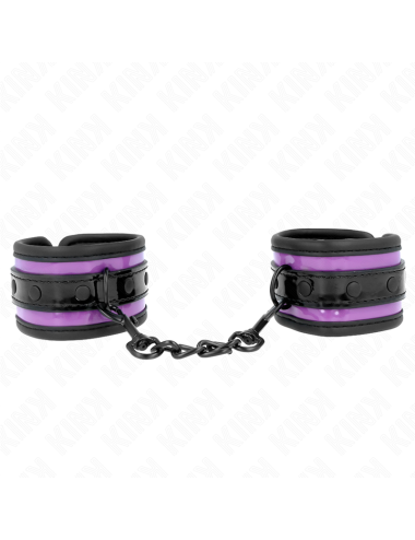 KINK - MUÑEQUERAS NEOPRENO LILA AJUSTABLE 21-28 CM X 5 CM