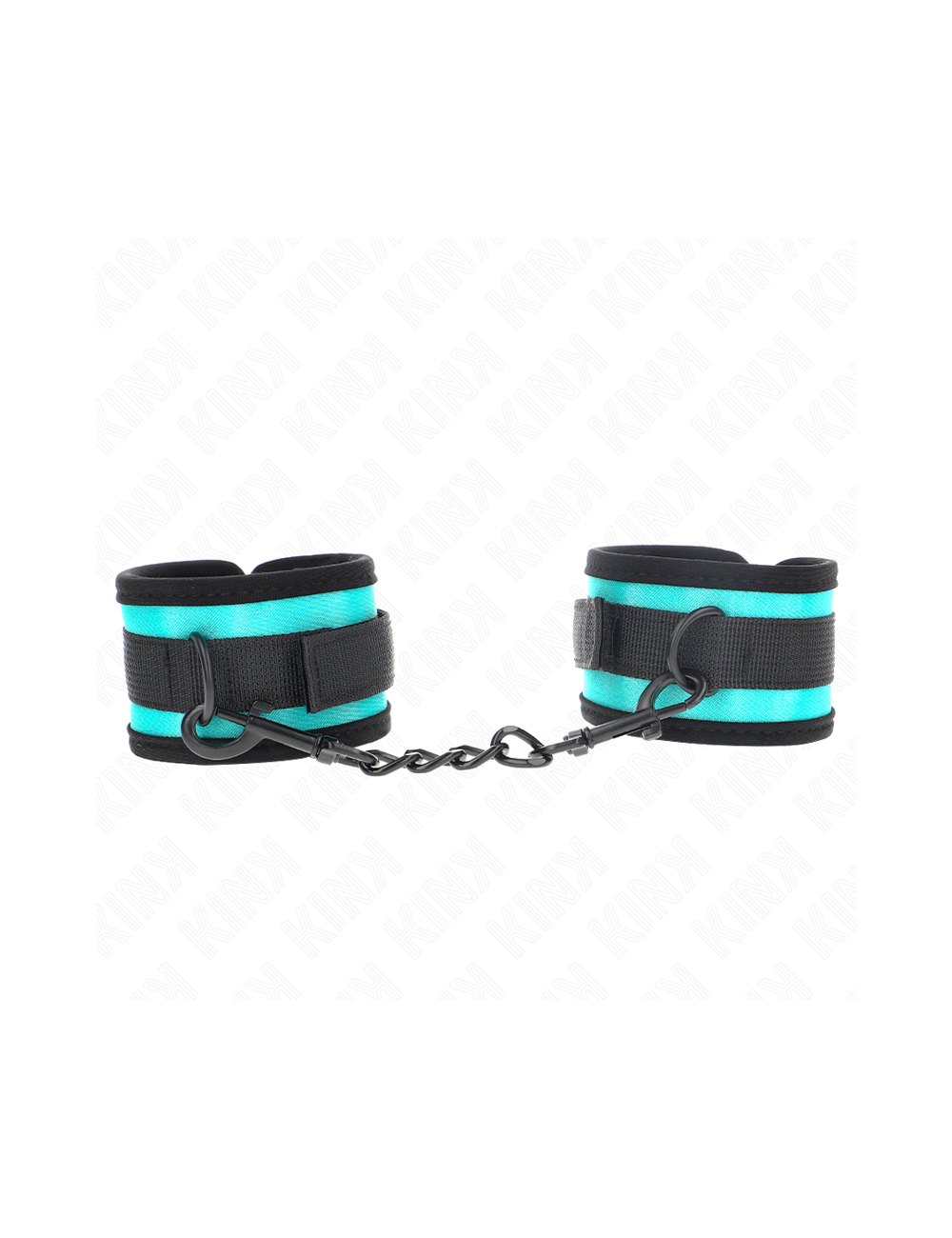 KINK - MUÑEQUERAS NEGRO-AZUL AJUSTABLE 18-32 CM X 5 CM