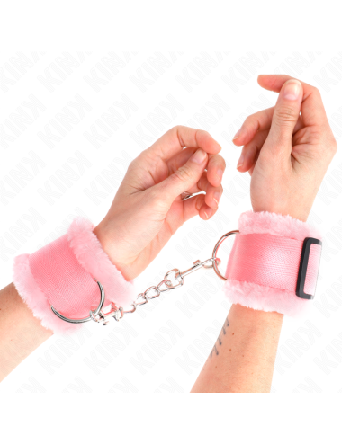 KINK - MUÑEQUERAS FORRADA ROSA AJUSTABLE 17-31 CM X 7 CM