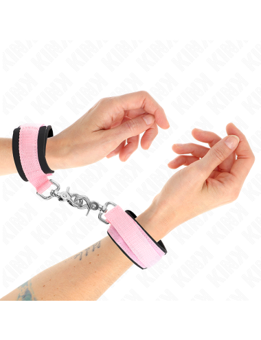 KINK - MUÑEQUERAS NEOPRENO AJUSTABLE ROSA AJUSTABLE 22-34 CM