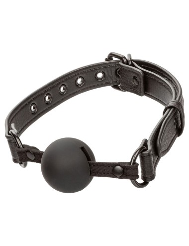 CALEXOTICS - NOCTURNAL MORDAZA DE BOLA SILICONA NEGRO