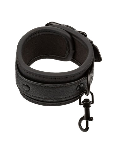 CALEXOTICS - NOCTURNAL ESPOSAS DE TOBILLO CUERO AJUSTABLE NEGRO