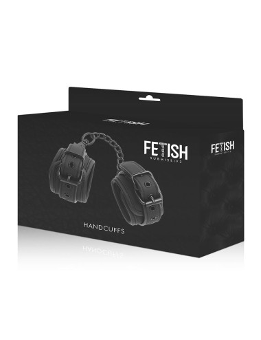 FETISH SUBMISSIVE - ESPOSAS CUERO VEGANO CON FORRO DE NOPRENO