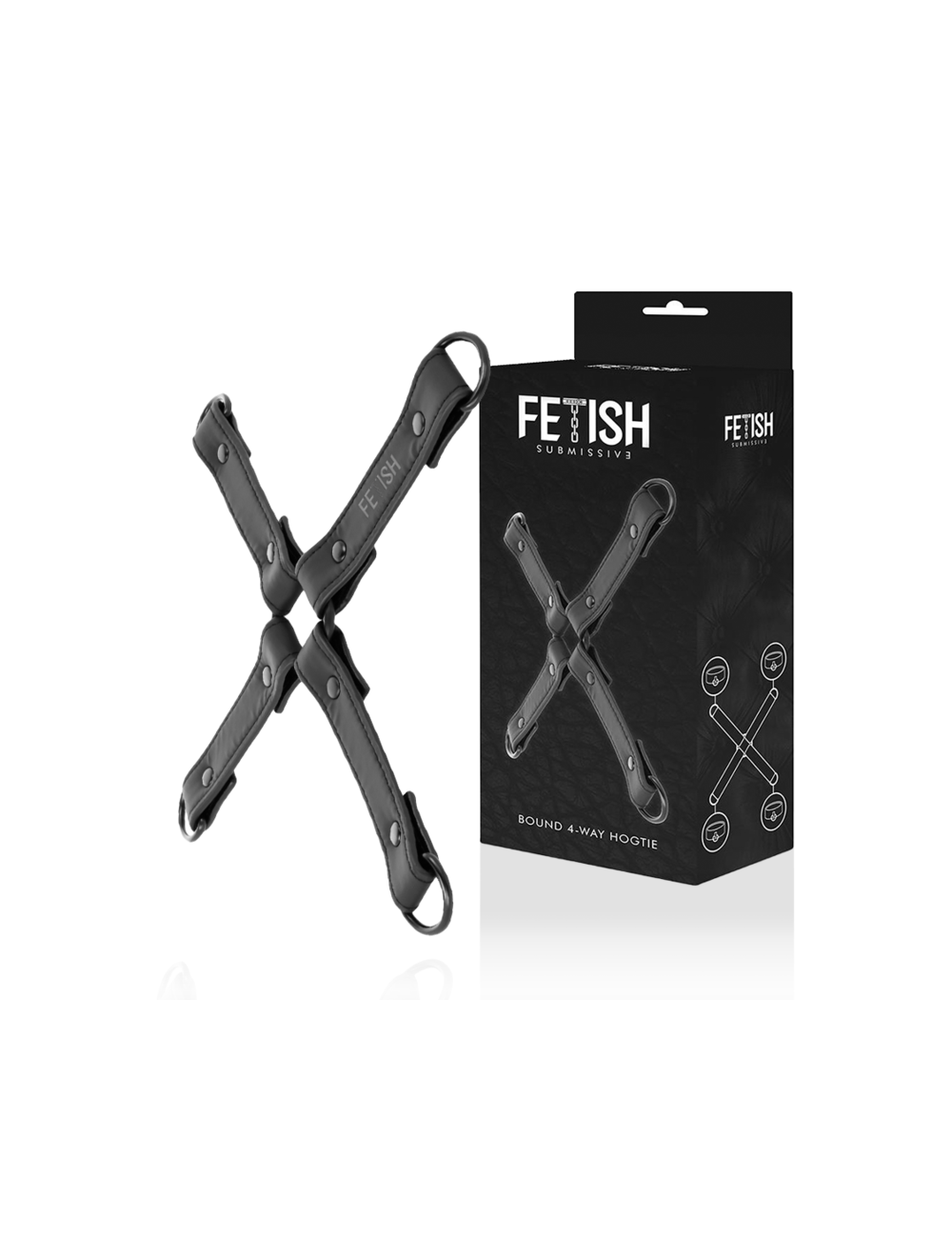 FETISH SUBMISSIVE - UNIÓN ESPOSAS CUERO VEGANO