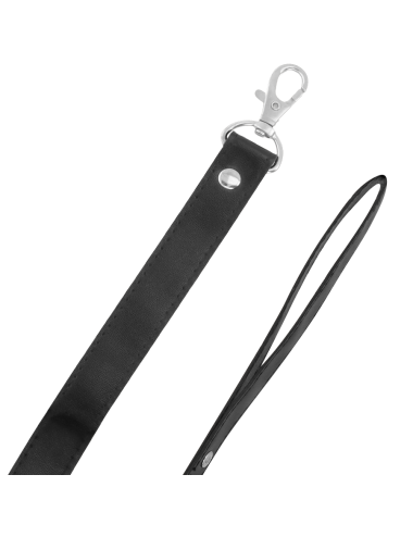 DARKNESS - COLLAR DE POSTURA CON CADENA LEATHER