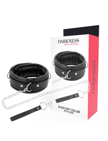DARKNESS - COLLAR CON CADENA SOFT LEATHER