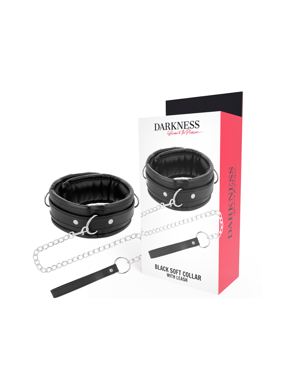 DARKNESS - COLLAR CON CADENA SOFT LEATHER