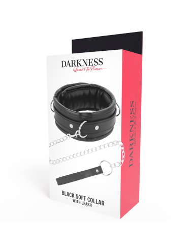 DARKNESS - COLLAR CON CADENA SOFT LEATHER
