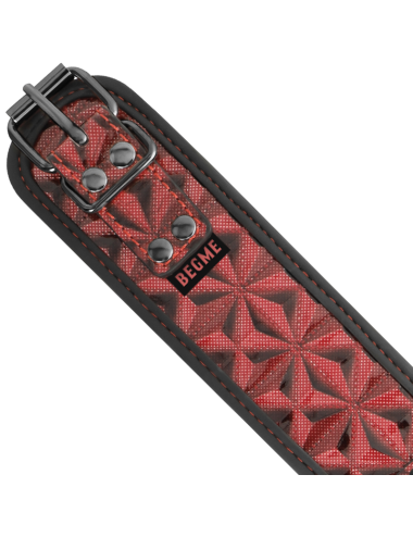 BEGME - RED EDITION COLLAR CON CADENAS Y PINZAS PEZONES CON FORRO DE NEOPRENO