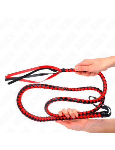 KINK - LÁTIGO DE SERPIENTE LARGO ROJO 210 CM