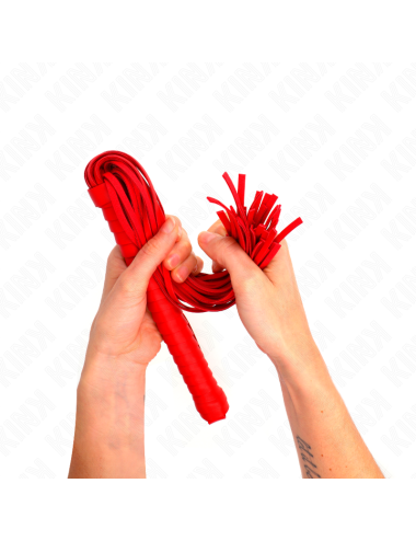 KINK - LÁTIGO CON MANGO TEXTURIZADO ROJO 48.5 CM