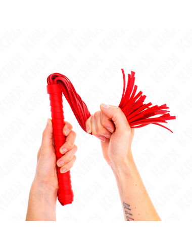 KINK - LÁTIGO CON MANGO TEXTURIZADO ROJO 48.5 CM