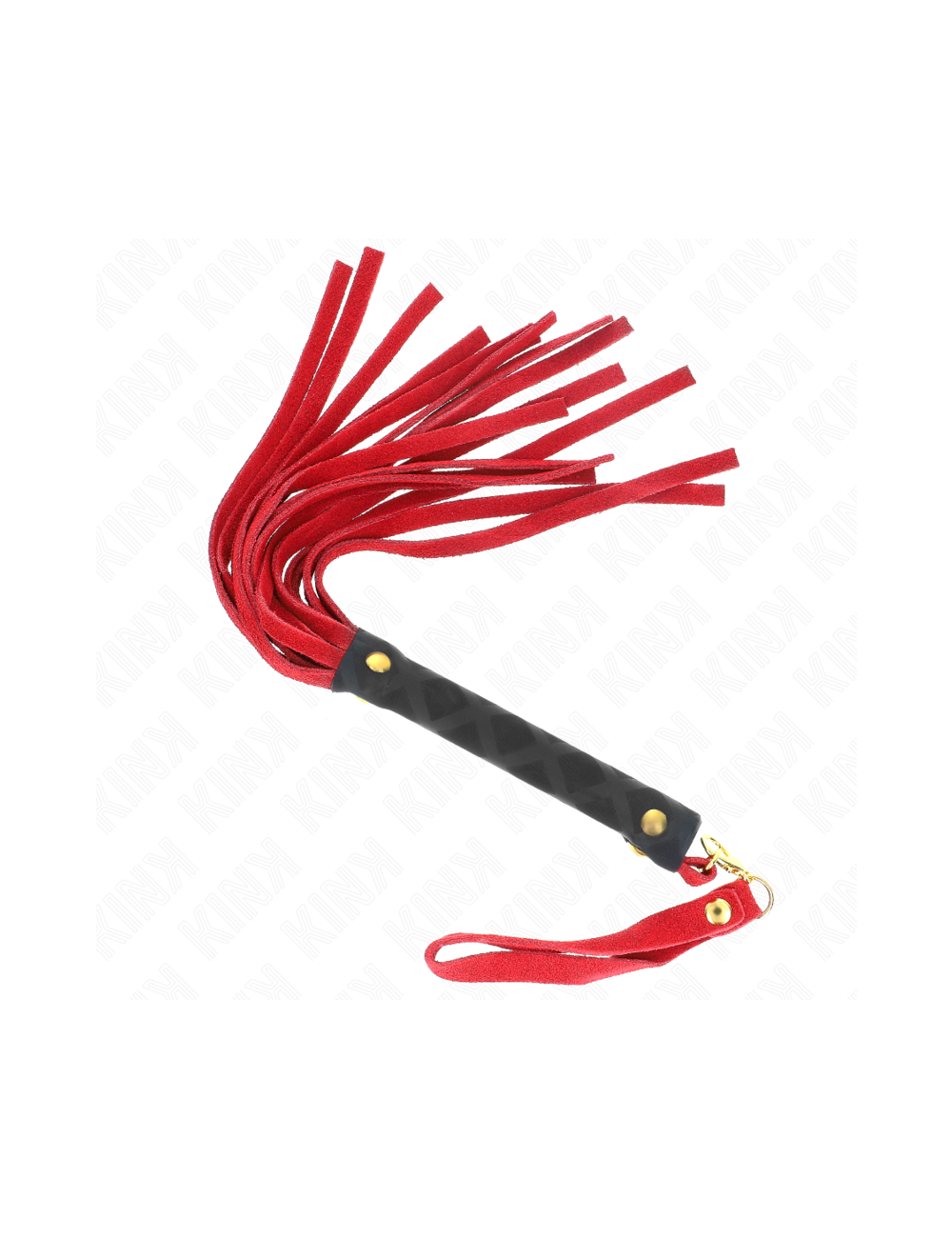 KINK - LÁTIGO MINI PIEL DE ANTE ROJO 30 CM