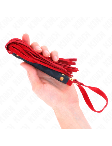 KINK - LÁTIGO MINI PIEL DE ANTE ROJO 30 CM