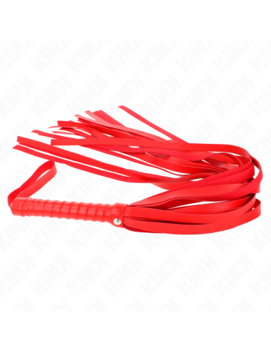 KINK - LÁTIGO DE COLA LARGA Y MANGO CORTO ROJO 70 CM