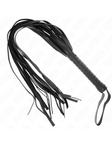 KINK - LÁTIGO DE COLA LARGA Y MANGO CORTO NEGRO 70 CM