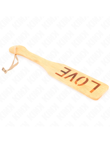 KINK - PALA DE BAMBÚ PALABRA LOVE 32 X 5.5 CM