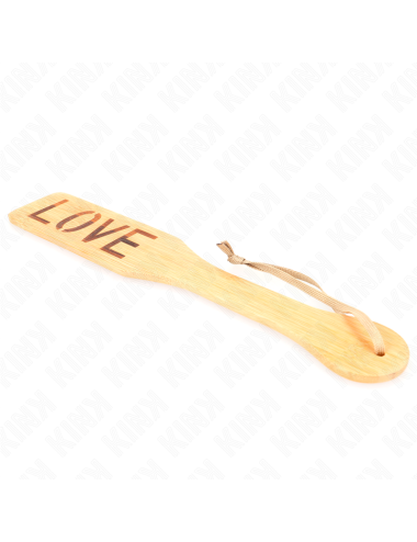 KINK - PALA DE BAMBÚ PALABRA LOVE 32 X 5.5 CM