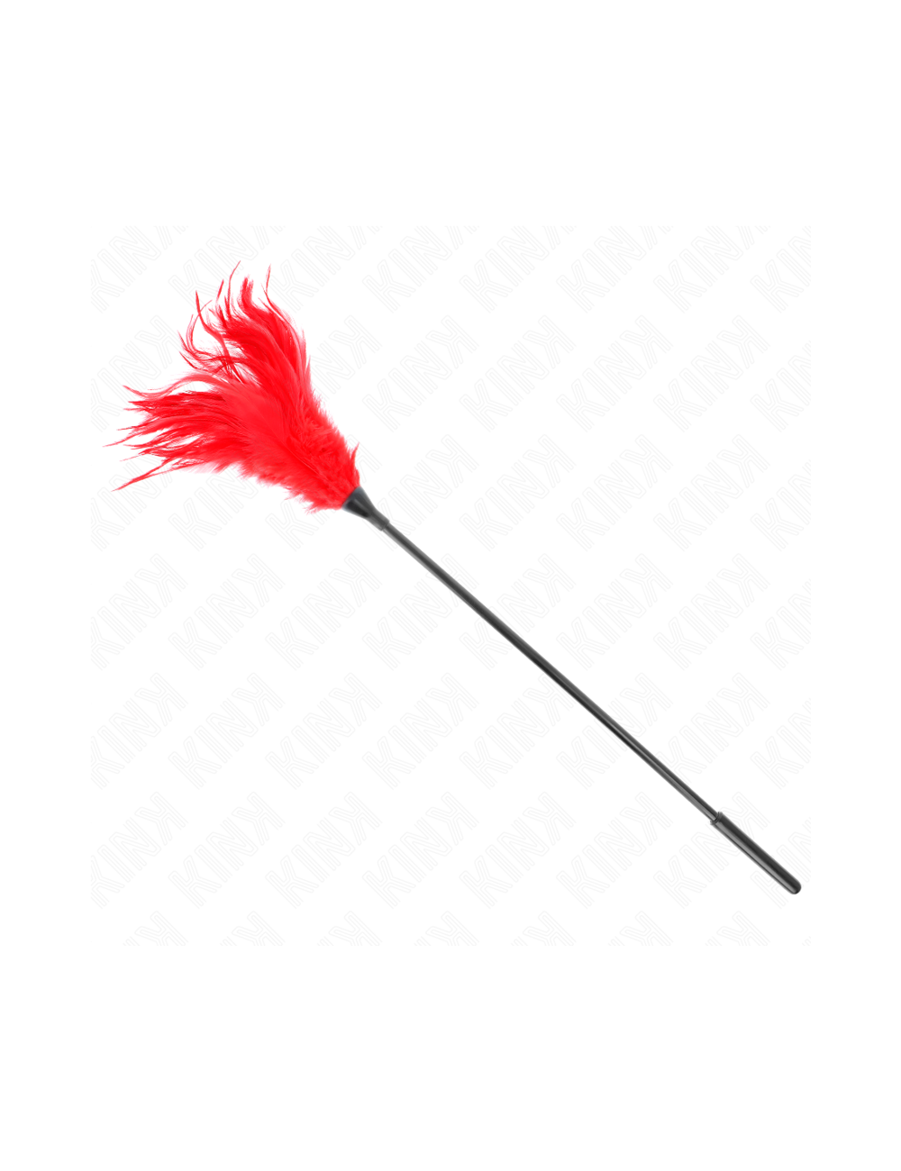 KINK - PLUMAS MÚLTIPLES PARA COSQUILLAS ROJO 45 CM