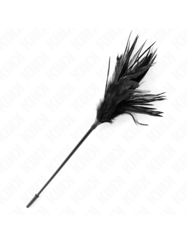 KINK - PLUMAS MÚLTIPLES PARA COSQUILLAS NEGRO 45 CM