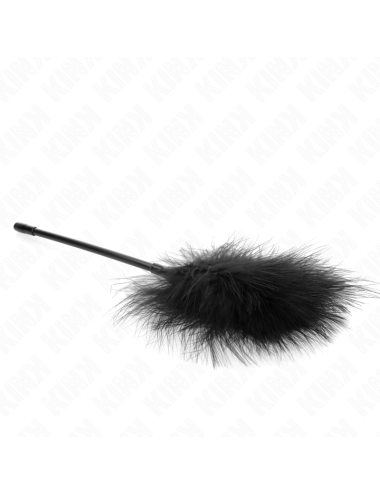 KINK - PLUMAS PARA COSQUILLAS NEGRO USADO PARA EL KIT BONDAGE 27 CM