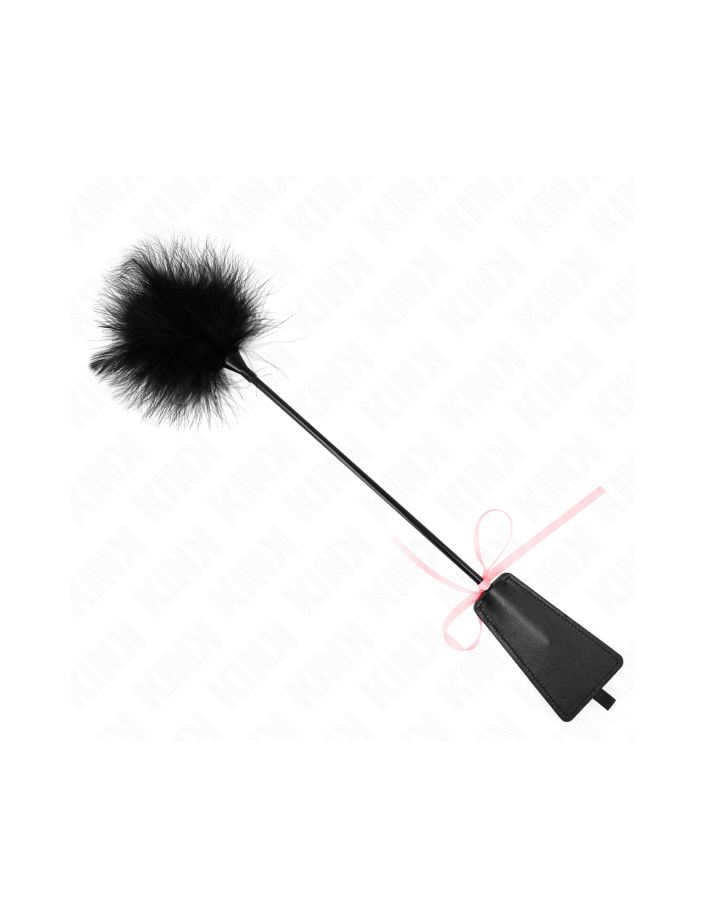 KINK - PLUMAS PARA COSQUILLAS CON LAZO DE CINTA ROSA 49 CM