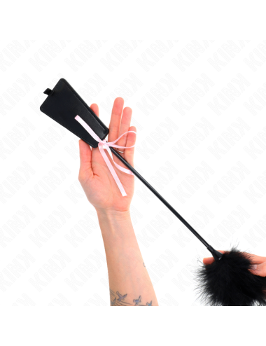 KINK - PLUMAS PARA COSQUILLAS CON LAZO DE CINTA ROSA 49 CM