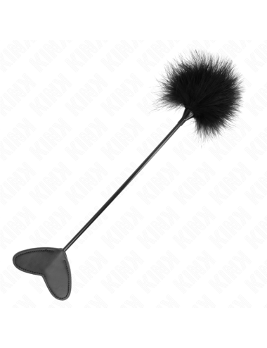 KINK - PLUMAS PARA COSQUILLAS CON PALETA DE CORAZÓN 31 CM