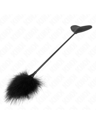 KINK - PLUMAS PARA COSQUILLAS CON PALETA DE CORAZÓN 31 CM