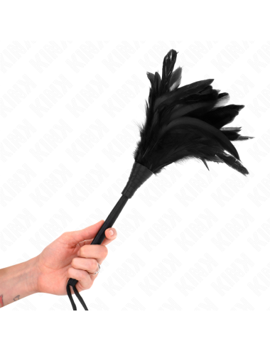 KINK - LÁTIGO DE BORLA DE SILICONA CON FORMA DE ROSA 45 CM