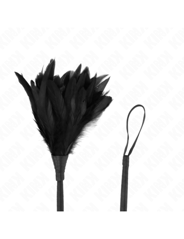 KINK - LÁTIGO DE BORLA DE SILICONA CON FORMA DE ROSA 45 CM