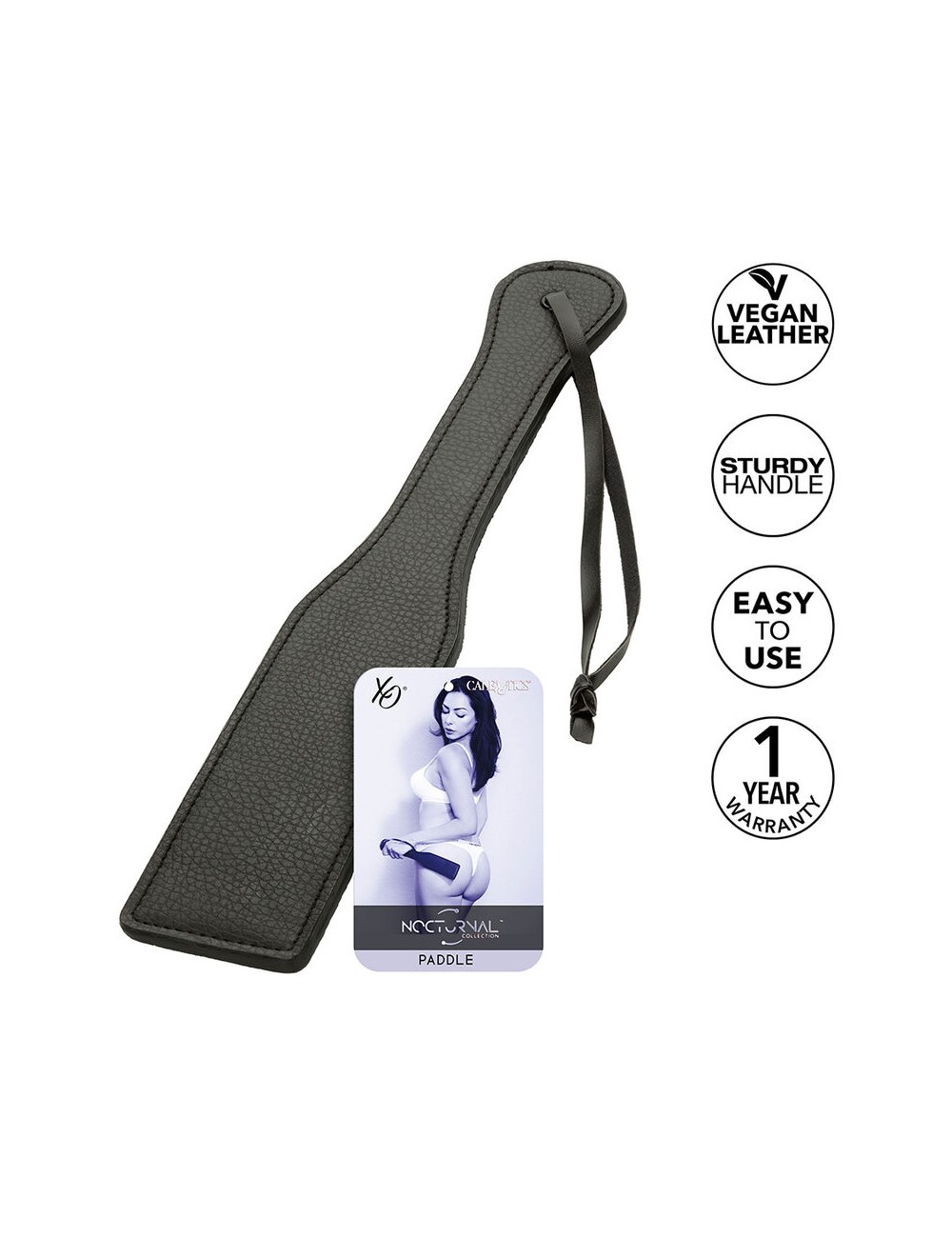 CALEXOTICS - NOCTURNAL PALETA CUERO NEGRO