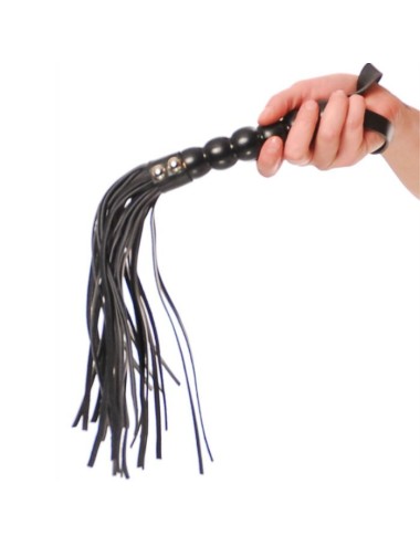 FETISH FANTASY SERIES - LATIGO MANGO ACANALADO CAT-O-NINE TAILS