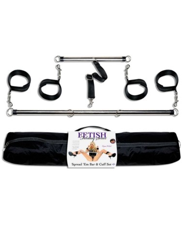 FETISH FANTASY SERIES - SET RESTRICCION BARRAS Y ESPOSAS FETISH