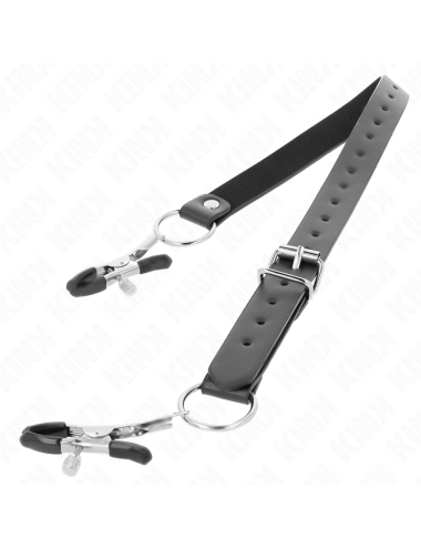 KINK - PINZAS PARA CLÍTORIS 4 ENGANCHES AJUSTABLE 34-48 CM