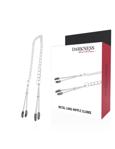 DARKNESS - PINZAS AJUSTABLES PARA PEZONES METAL