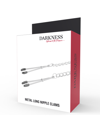 DARKNESS - PINZAS AJUSTABLES PARA PEZONES METAL