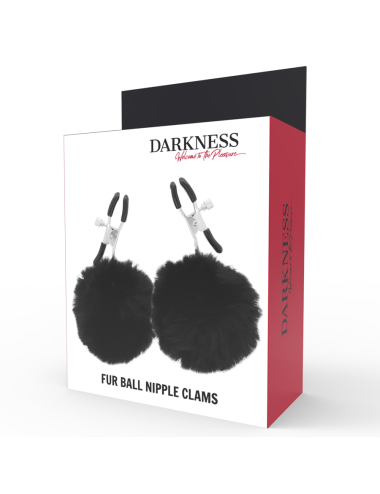 DARKNESS - PINZAS PARA PEZONES CON POMPONES 1