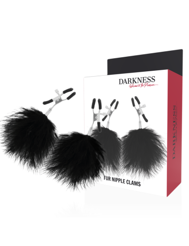 DARKNESS - PINZAS PARA PEZONES CON POMPONES 2