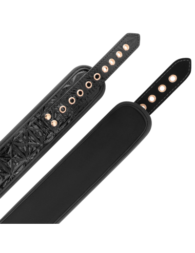 BEGME - BLACK EDITION COLLAR CON CADENAS Y PINZAS PEZONES CON FORRO DE NEOPRENO