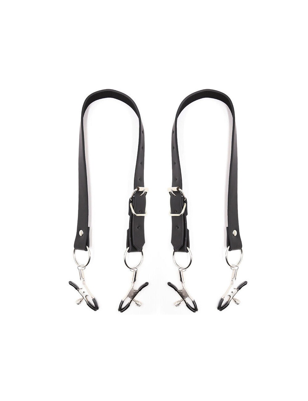 OHMAMA FETISH - PINZAS CLITORIS CON CORREAS PIERNAS