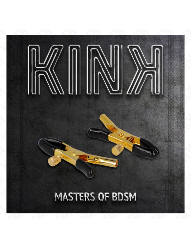 KINK - PINZAS PARA PEZONES DORADO 6 CM