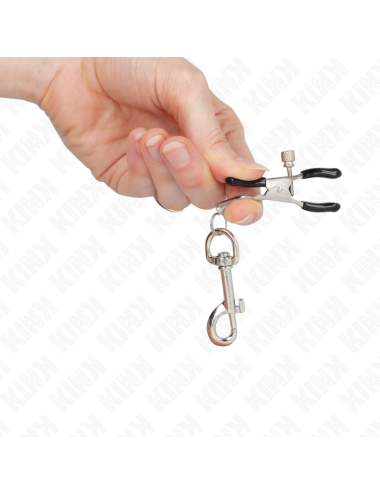 KINK - PINZAS PARA PEZONES CON GANCHO 6 CM
