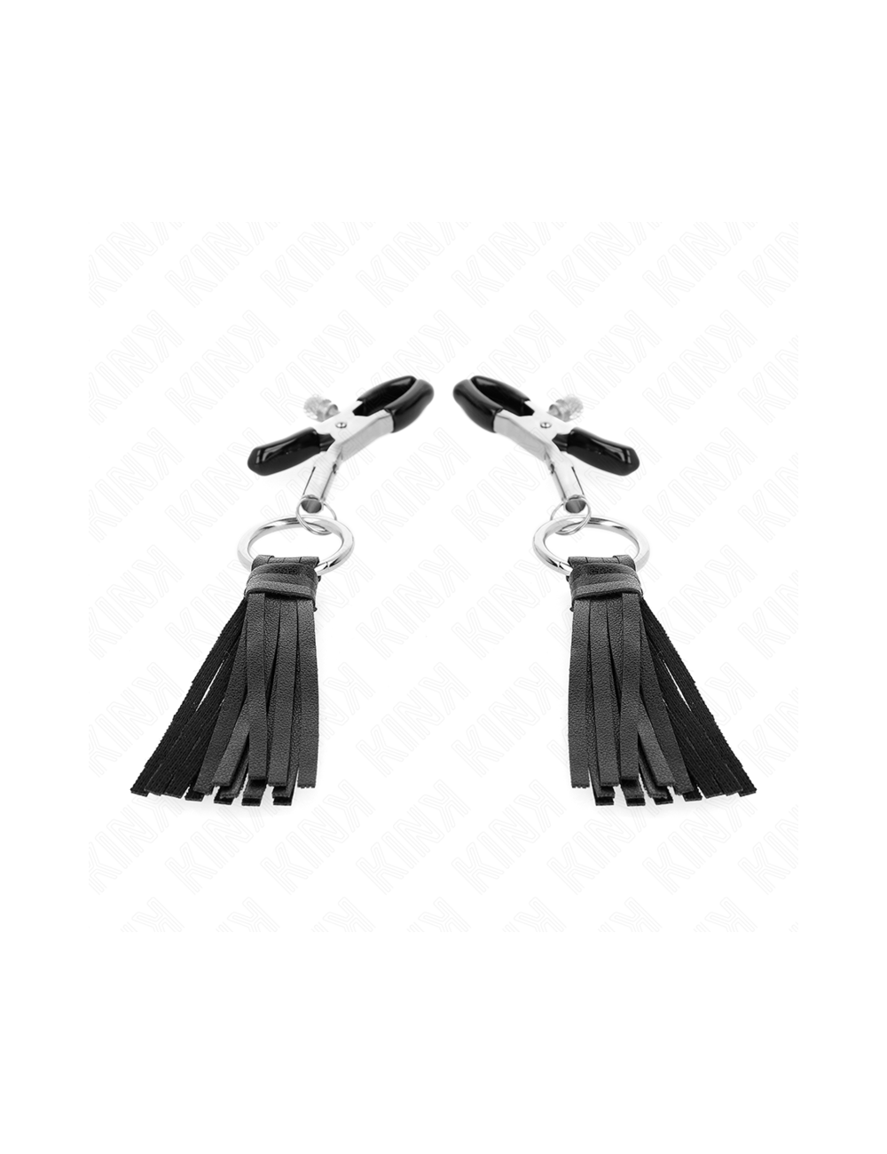 KINK - PINZAS PARA PEZONES CON BORLAS DE POLIPIEL 6 CM