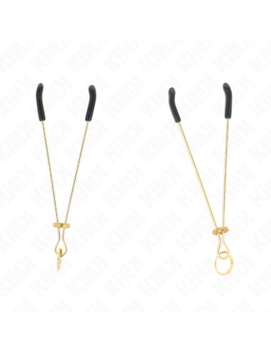 KINK - PINZAS PARA PEZONES FINA DORADO 7 CM