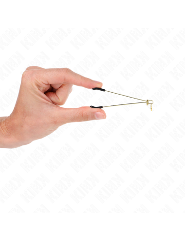 KINK - PINZAS PARA PEZONES FINA DORADO 7 CM