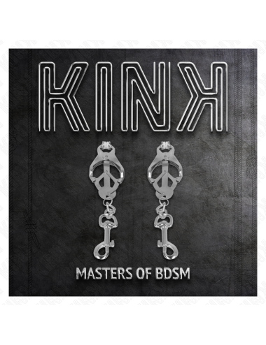 KINK - PINZAS PARA PEZONES ESTILO JAPONÉS CON GANCHOS