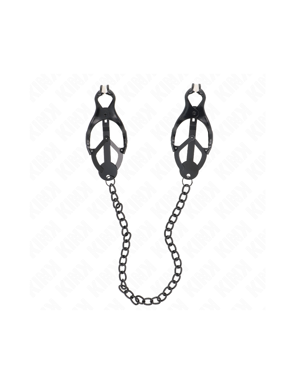 KINK - PINZAS PARA PEZONES ESTILO JAPONÉS CON CADENA NEGRO 30 CM