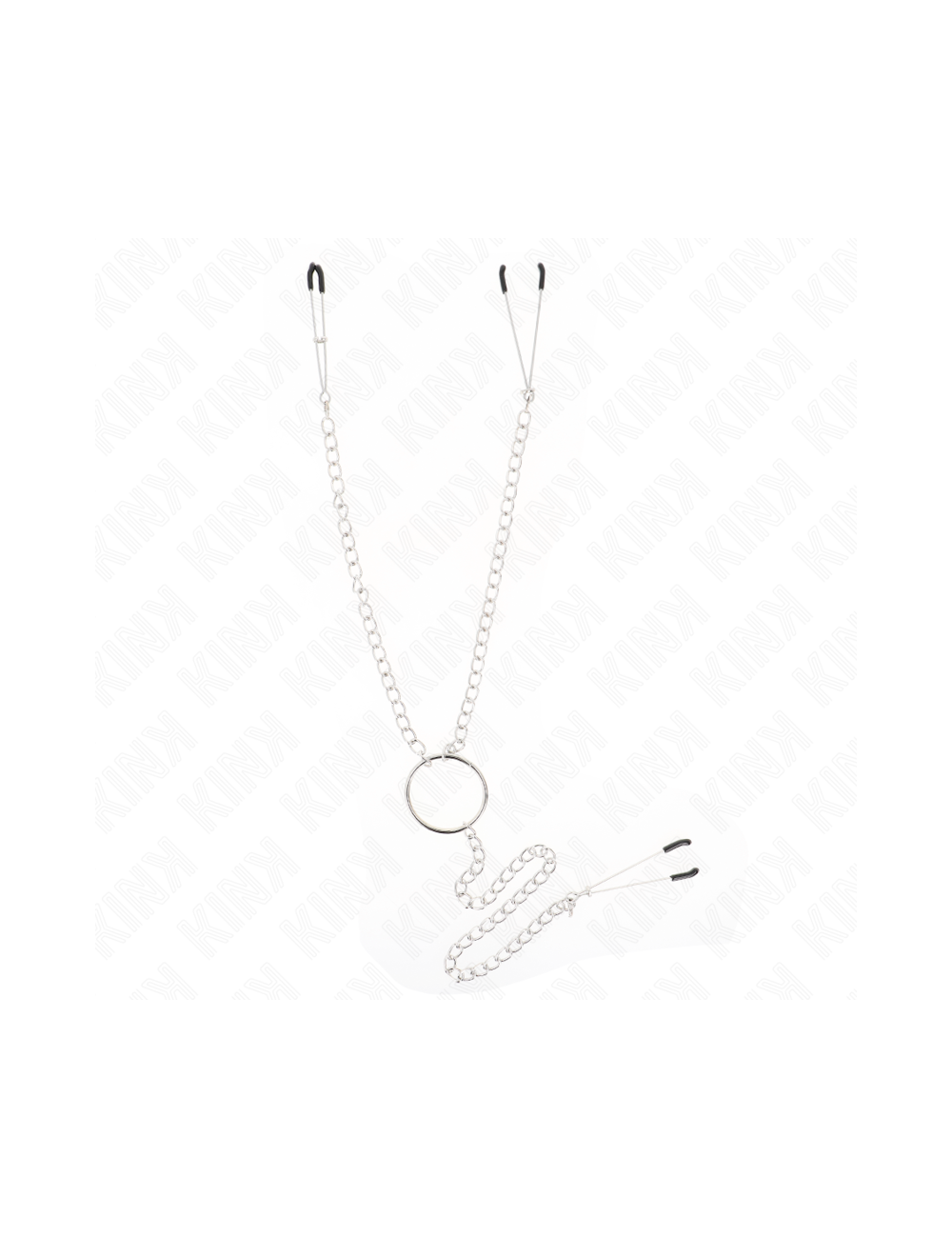 KINK - PINZAS PARA PEZONES Y CLÍTORIS CON CADENA 30 CM MODELO 1