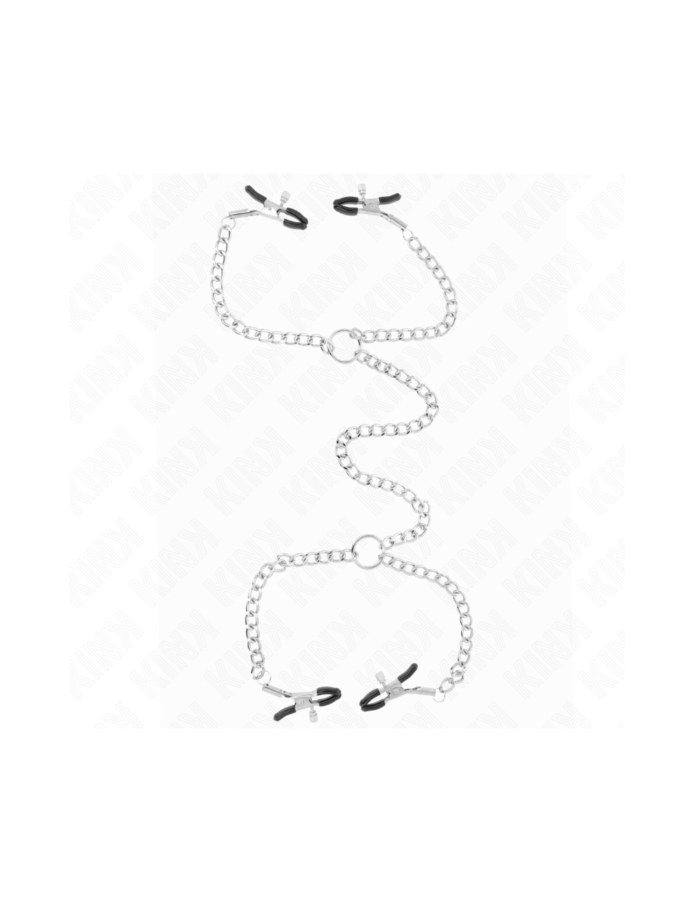 KINK - PINZAS PARA PEZONES DOBLE 32 CM CON CADENAS 14 CM